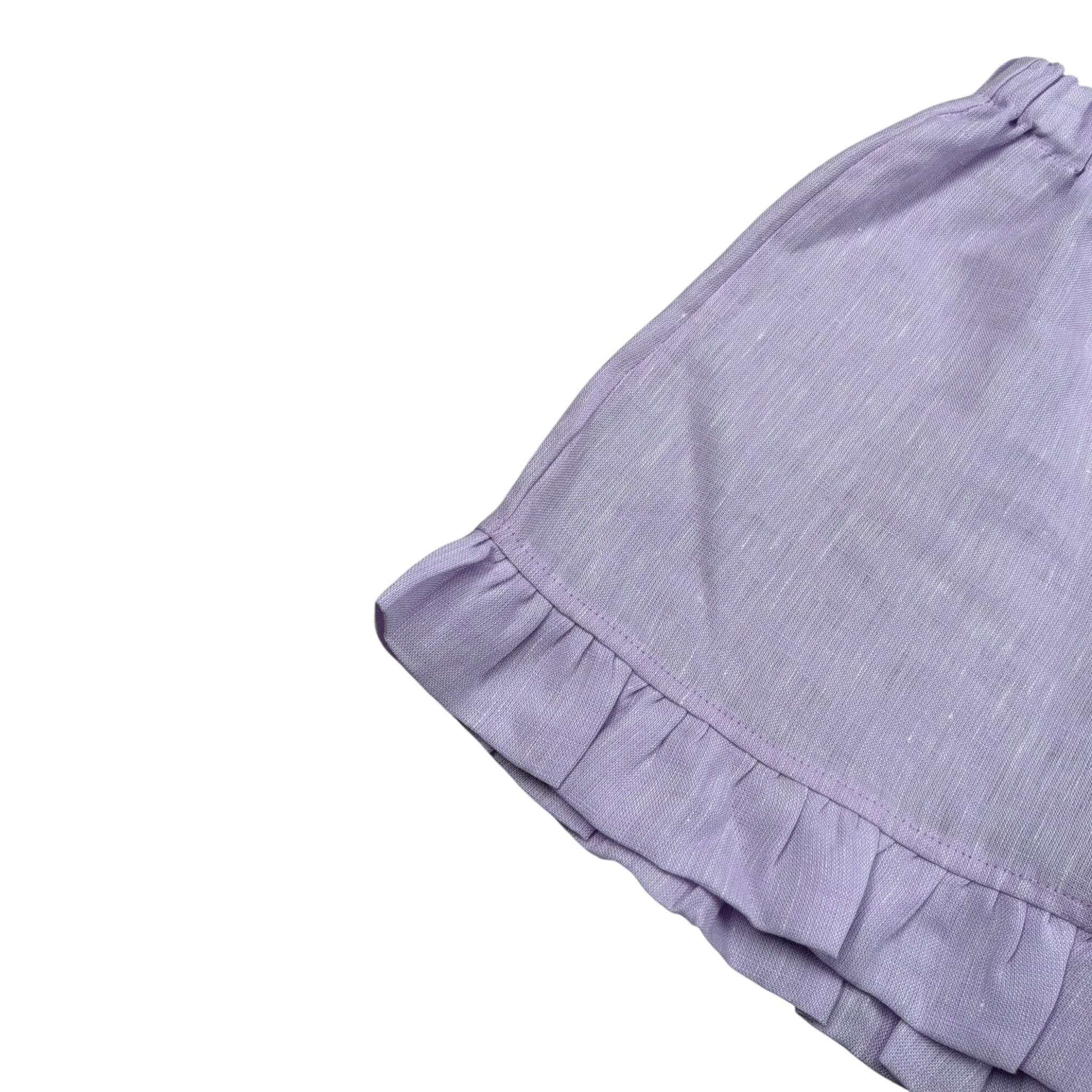 Per Te Short tinta unita con Elastico In Vita Lilla per Neonata 34057N LILLA PER TE 