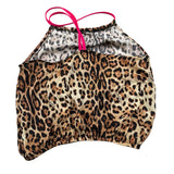 4Giveness Top Tinta Unita con Fantasia Maculata per Bambina FGCG3932 MARRONE 4GIVENESS 