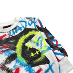 Diadora Felpa Chiusa Girocollo tinta unita con Stampe Bianco per Neonato S4DIBBSW068N BIANCO DIADORA 