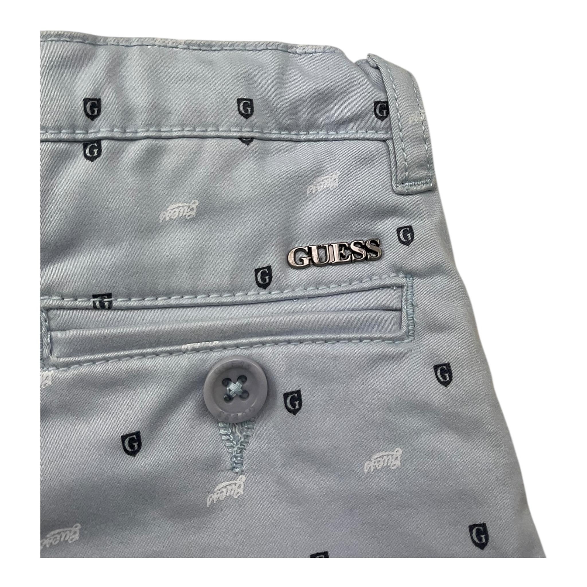 Guess Bermuda Tinta Unita con Girovita Regolabile per Neonato N5RD04WFPMAN AZZURRO GUESS 