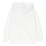 EMILIO PUCCI felpa chiusa con cappuccio tinta unita con ricami Bianco per Bambina PV4A50X BIANCO EMILIO PUCCI 