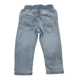 SARABANDA jeans tinta unita con elastico in vita Azzurro per Neonato 06141 AZZURRO SARABANDA 