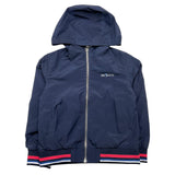 Cesare Paciotti Plain Jacket with Hood Blue for Kids