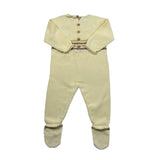 Wedoble Tutina Manica Lunga Tinta Unita per Neonato V2507346R GIALLO WEDOBLE 