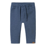 NAME IT pantalone tinta unita con girovita regolabile Blu per Neonato 13233496 BLU NAME IT 