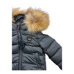 BLAUER giubbino tinta unita con zip e cappuccio Nero per Neonato 24WBBXC02550 NERO BLAUER 