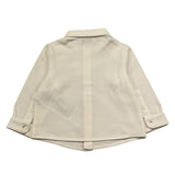 Emporio Armani Camicia Manica Lunga Tinta Unita per Neonato EB000386 BIANCO EMPORIO ARMANI 
