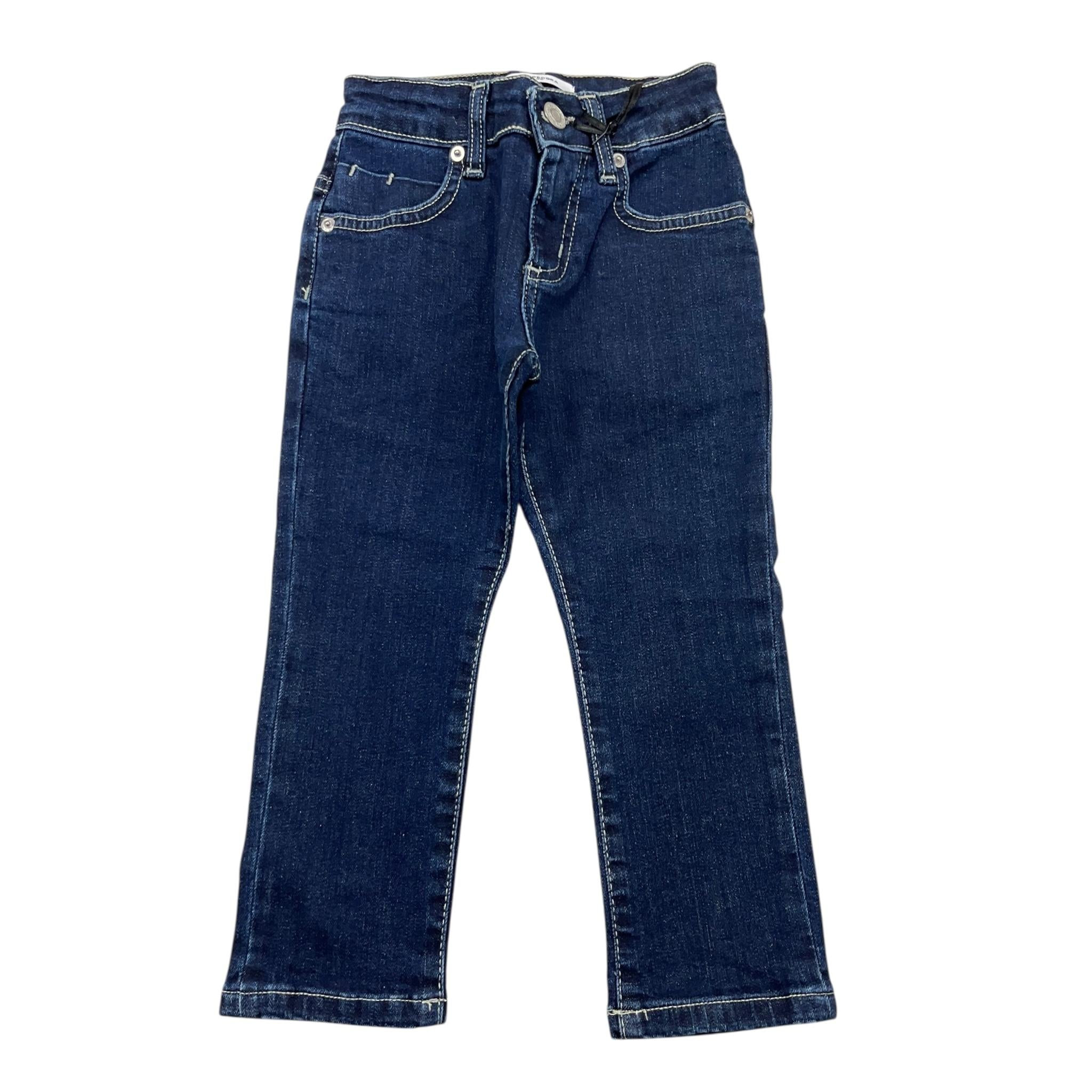 PAOLO PECORA jeans tinta unita con girovita regolabile Blu per Neonato PP3811XX BLU PAOLO PECORA 