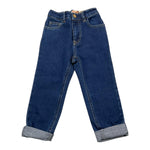 ELISABETTA FRANCHI jeans tinta unita con logo Blu per Bambina EFPA125 BLU ELISABETTA FRANCHI 