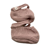 Chicco Solid Color Pink Baby Booties