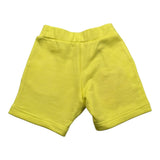 Diesel Bermuda In Felpa Tinta Unita con Logo per Neonato K00510 GIALLO DIESEL 