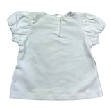 Liu Jo T-Shirt Girocollo Tinta Unita con Brillantini per Neonata HA5057 BIANCO LIU JO 