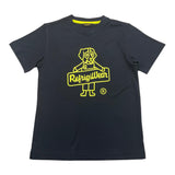 Refrigiwear Solid Color Crew Neck T-Shirt With Black Print For Boys