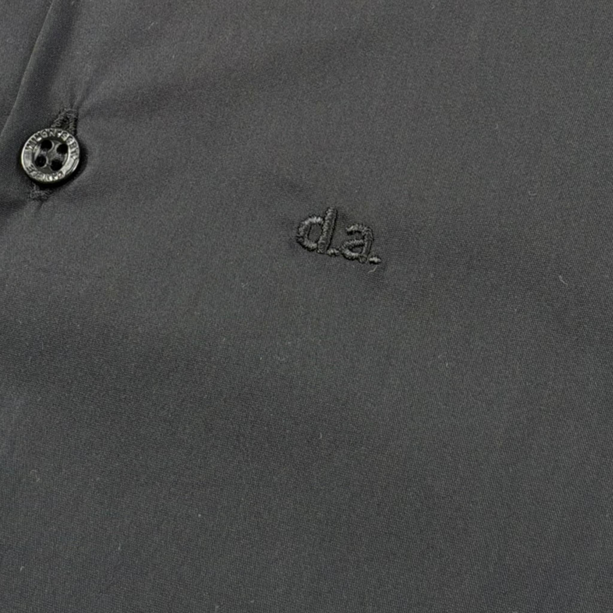 Daniele Alessandrini Camicia Manica Lunga Tinta Unita con Stampa per Bambino 1295C0306 NERO DANIELE ALESSANDRINI 