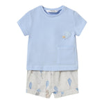 Mayoral Completo 2 Pezzi T-Shirt-Culottw per Neonato 1202 AZZURRO MAYORAL 