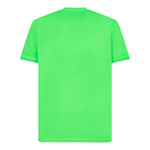 Dsquared2 T-Shirt Girocollo tinta unita con Logo Verde Fluo per Bambino DQ2416 VERDE FLUO DSQUARED2 