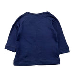 Billy bandit maglia girocollo tinta unita con stampa Blu per Neonato SHI0570 BLU Billy bandit 