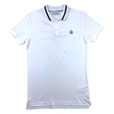 Bikkembergs Polo Half Sleeve Solid Color White For Boys