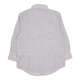 Fay Camicia Tinta Unita con Fantasia A Righe per Bambino FW5P20 BIANCO/BLU FAY 