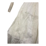 Mimisol Plain Dress With White Openwork Embroidery For Girls