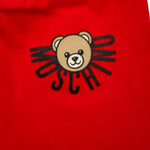MOSCHINO leggins tinta unita con stampa Rosso per Neonata MGP032 ROSSO MOSCHINO 