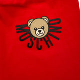 MOSCHINO leggins tinta unita con stampa Rosso per Neonata MGP032 ROSSO MOSCHINO 