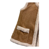 ZHOE & TOBIAH giubbino smanicato tinta unita con pelliccia Cammello per Bambina WWT10JX CAMMELLO ZHOE & TOBIAH 