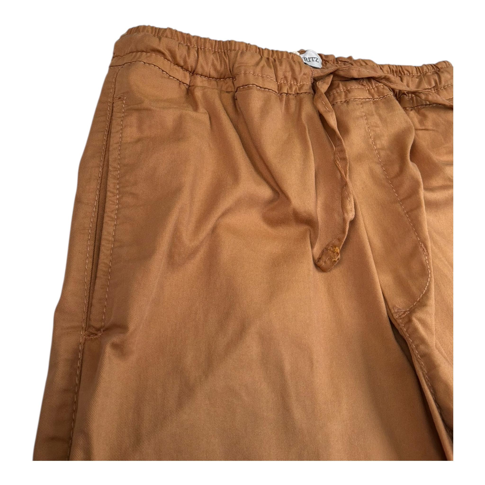 Manuel Ritz Pantalone Tinta Unita con Elastico In Vita per Bambino MR3002X CAMMELLO MANUEL RITZ 