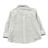 Daniele Alessandrini Camicia Manica Lunga Tinta Unita con Logo per Neonato 1295C00267 BIANCO DANIELE ALESSANDRINI 