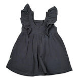 Petit Indi Tuta Tinta Unita con Stampa per Neonata SS25BK5026X GRIGIO PETIT INDI 