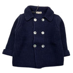 J.O. MILANO cardigan tinta unita doppiopetto Blu per Neonato 263Z5 BLU J.O. MILANO 