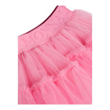 Monnalisa Gonna Tinta Unita con Tulle per Neonata 37DGON FUXIA MONNALISA 