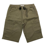 Woolrich Bermuda Solid Color With Elastic Waist Green For Boys