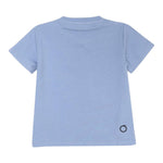 Trussardi T-Shirt Girocollo Tinta Unita con Stampa per Neonato TIP25011TSXX AZZURRO TRUSSARDI 