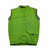 Daniele Alessandrini Solid Green Vest for Children