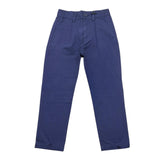 Cesare Paciotti Solid Color Pants With Elastic Waist Blue For Newborn