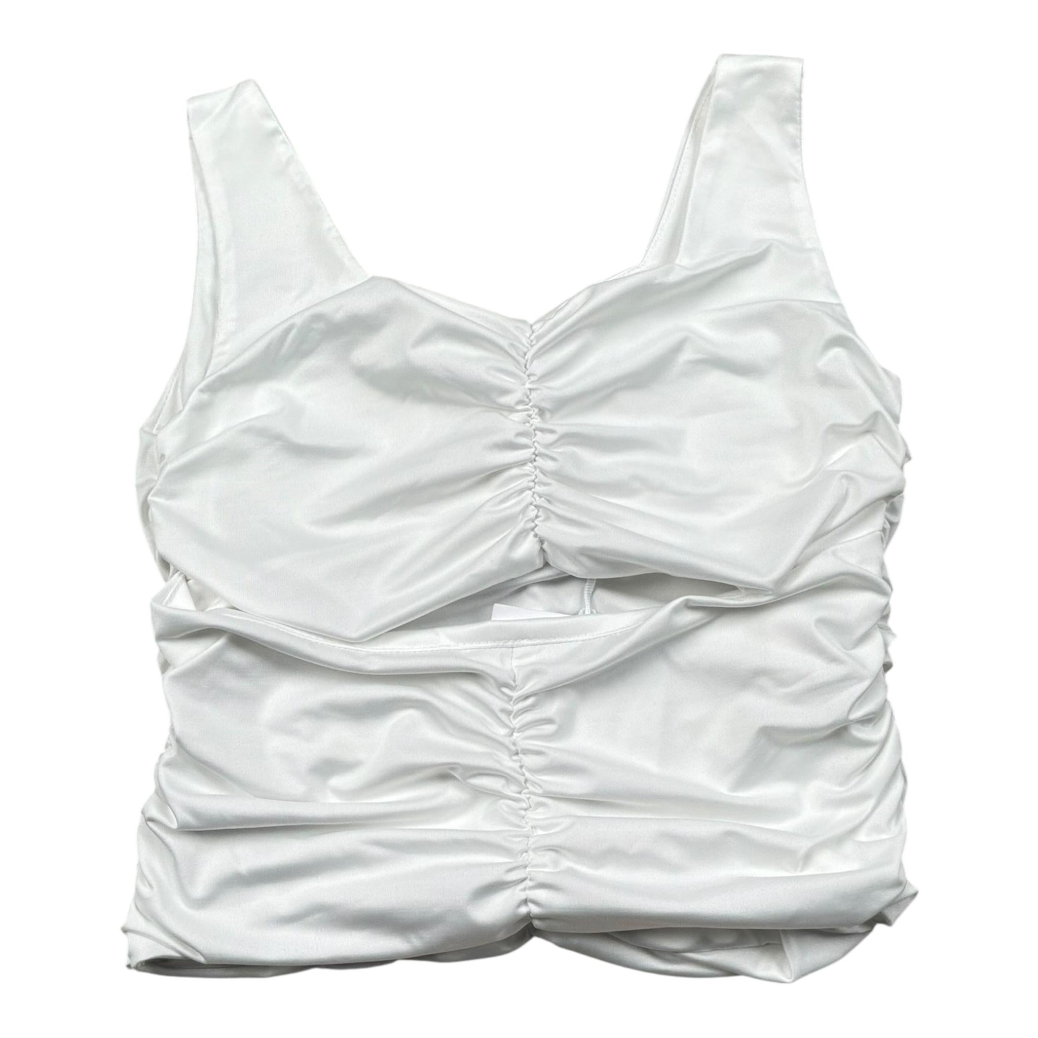 Lu Lu By Miss Grant Top tinta unita A Bretelle Bianco per Bambina LL3508 BIANCO LU LU BY MISS GRANT 