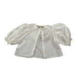 La Stupenderia coprispalleTinta Unita con Trasparenze per Bambina CJGH84 BEIGE LA STUPENDERIA 