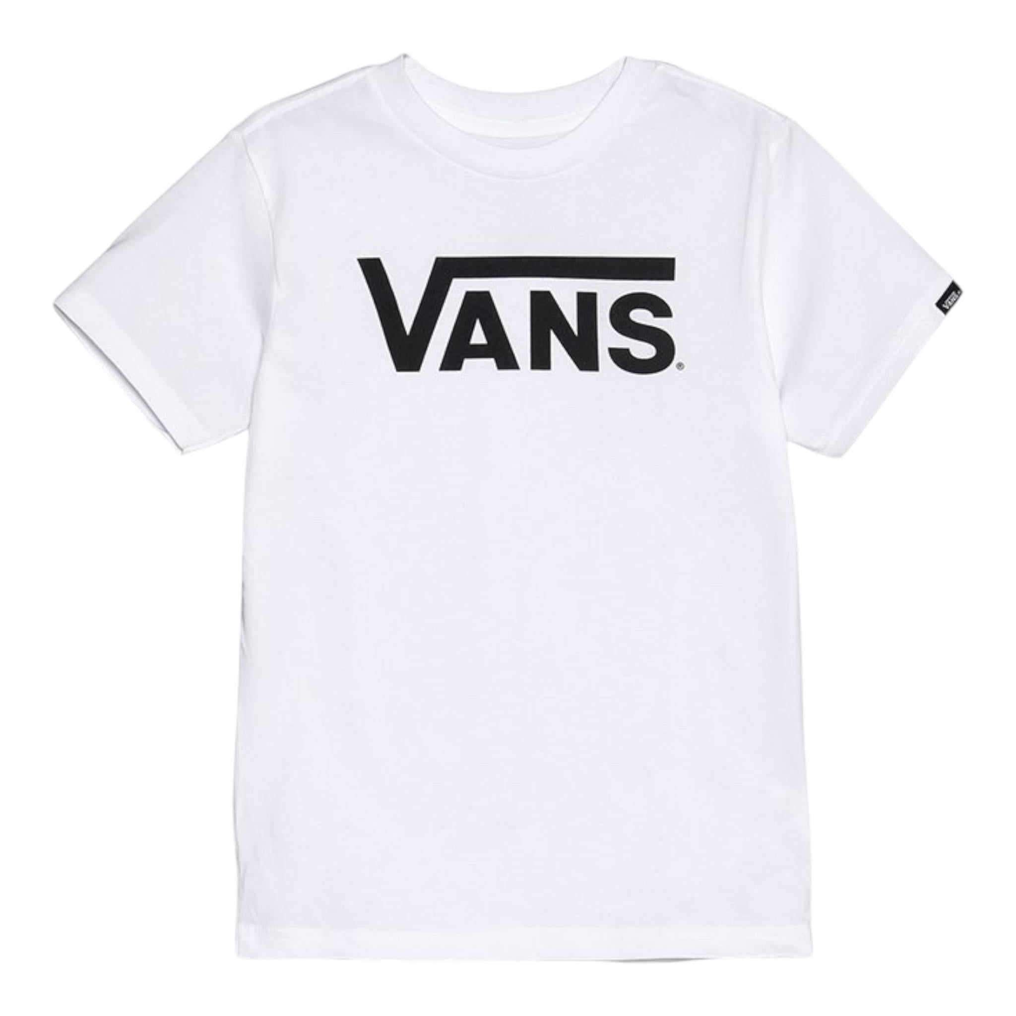 VANS t-shirt girocollo tinta unita con stampa logo Bianco per Bambino VN0A3W76YB2J BIANCO VANS 
