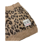 N°21 gonna tinta unita con fantasia maculato Beige per Bambina N21994X BEIGE N°21 