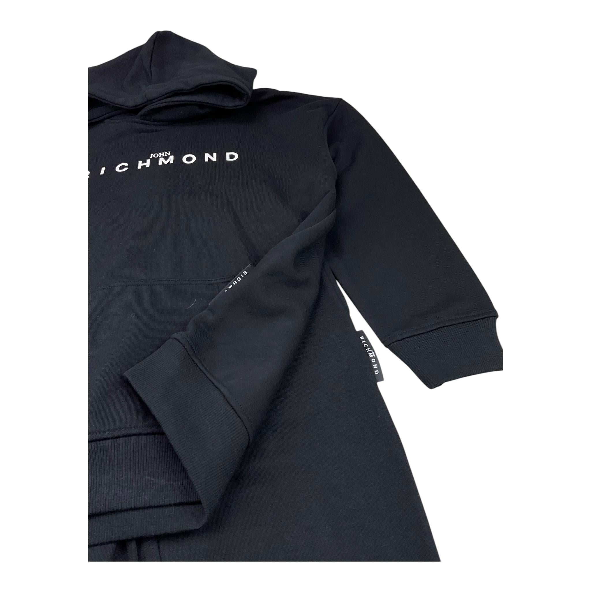 JOHN RICHMOND completo 2 pezzi felpa-pantalone tinta unita Nero per Bambino RBA25007CF NERO JOHN RICHMOND 