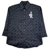 John Richmond Camicia Manica Lunga Tinta Unita per Bambino RGP26055CA NERO JOHN RICHMOND 