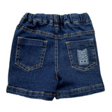 Bikkembergs Bermuda In Denim Tinta Unita per Neonato BK3997 BLU BiKKEMBERGS 