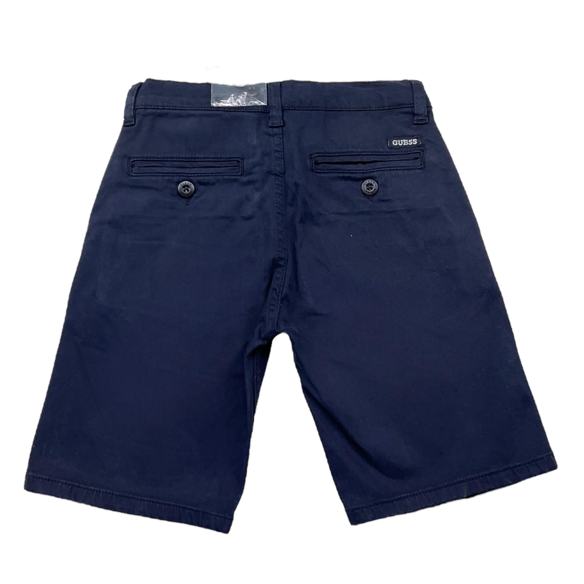 Guess Bermuda Tinta Unita con Girovita Regolabile per Bambino L4RD06WFPMA BLU GUESS 