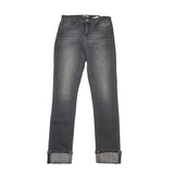 LIU JO jeans tinta unita con applicazione brillantini Nero per Bambina GF4114 NERO LIU JO 