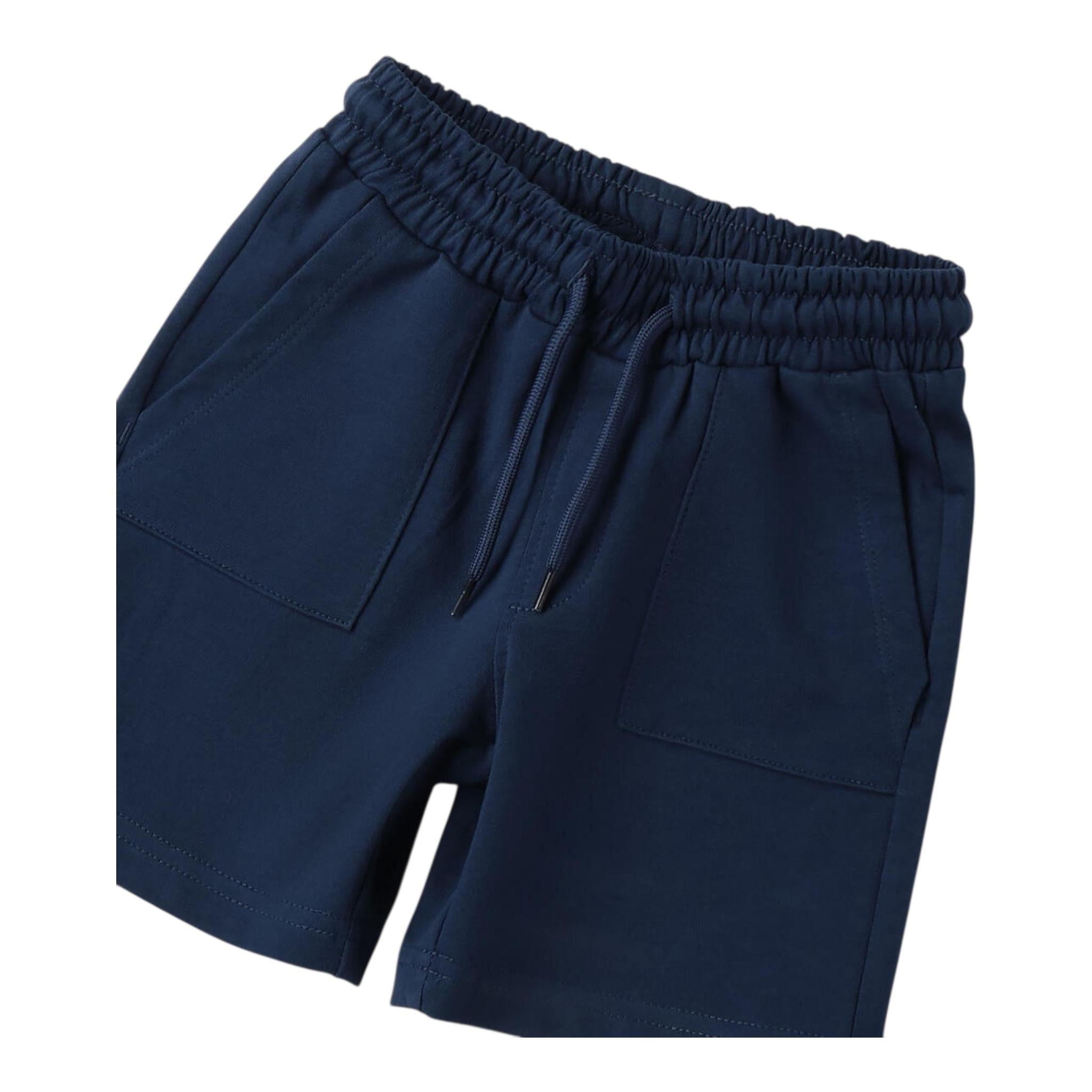 Sarabanda Bermuda Tinta Unita con Elastico In Vita per Bambino 0B155 BLU SARABANDA 