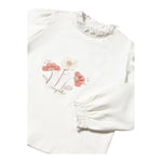 MAYORAL shirt girocollo tinta unita con stampa in contrasto Bianco per Neonata 2045N BIANCO MAYORAL 