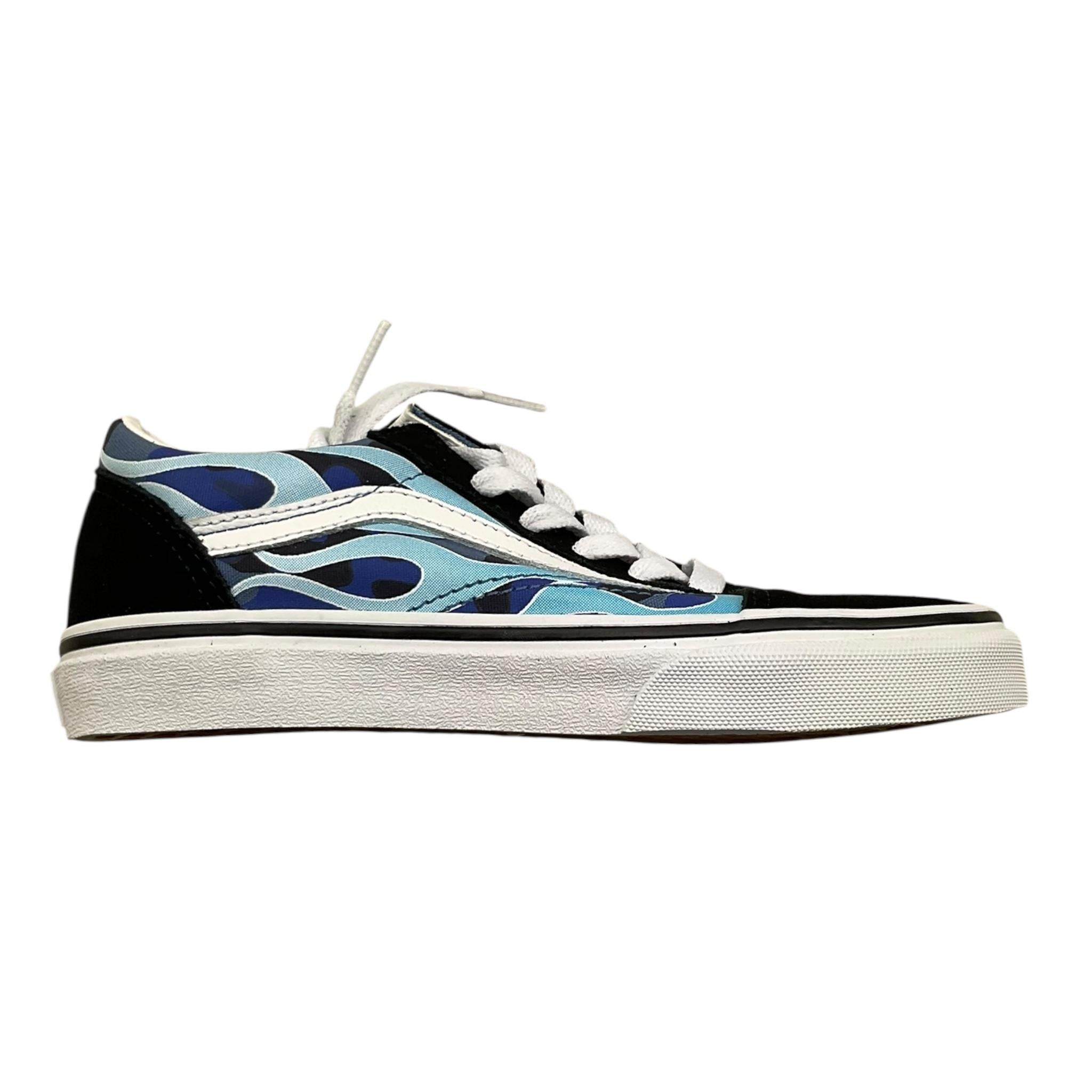 VANS sneakers tinta unita con lacci Nero per Bambino VN0A7Q5FABW1 NERO VANS 
