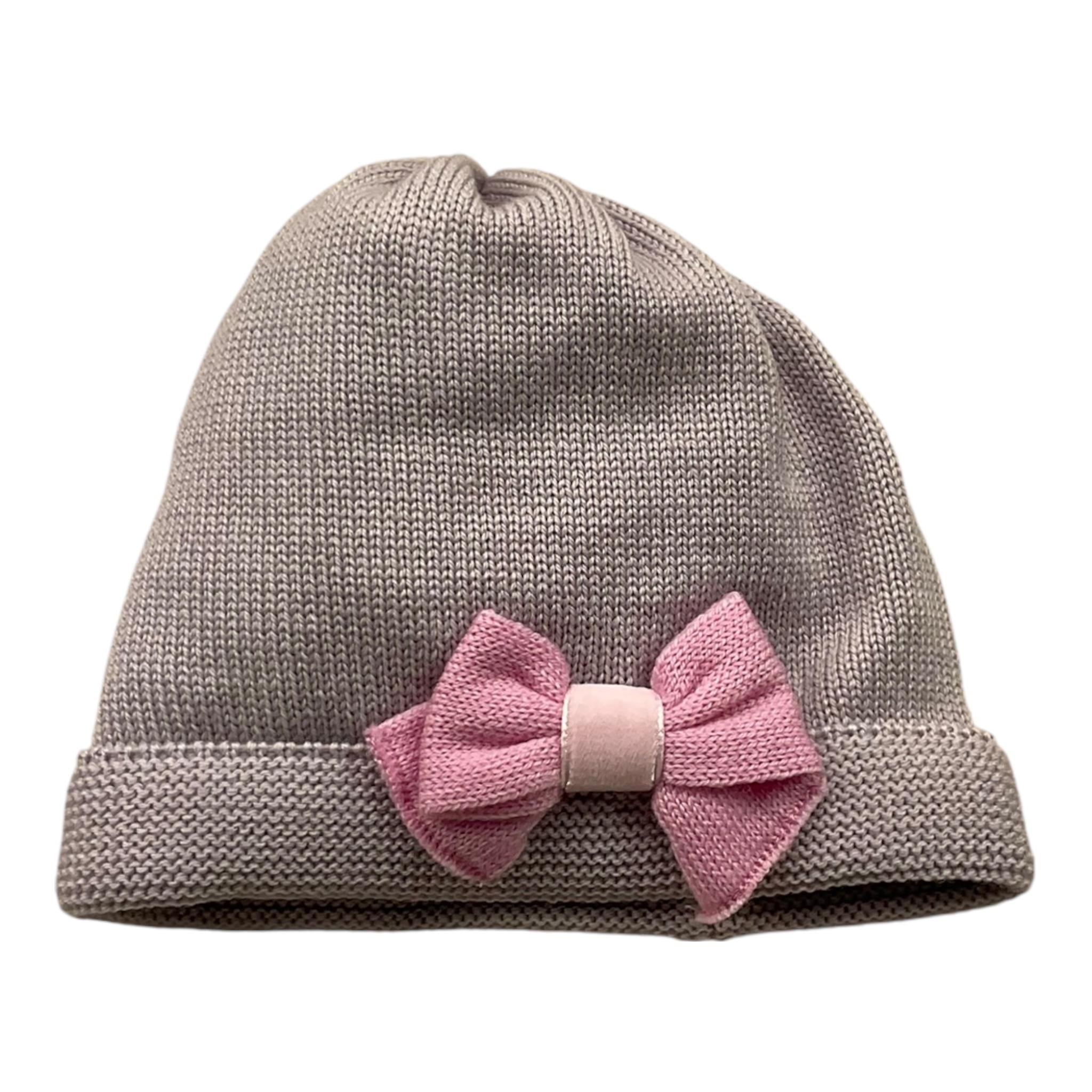 BABY LORD cappello tinta unita con ricami Beige per Neonata 601 BEIGE BABY LORD 