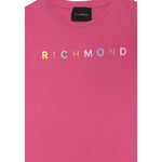 John Richmond Abito tinta unita con Stampa Fuxia per Bambina RGP25159VEXX FUXIA JOHN RICHMOND 